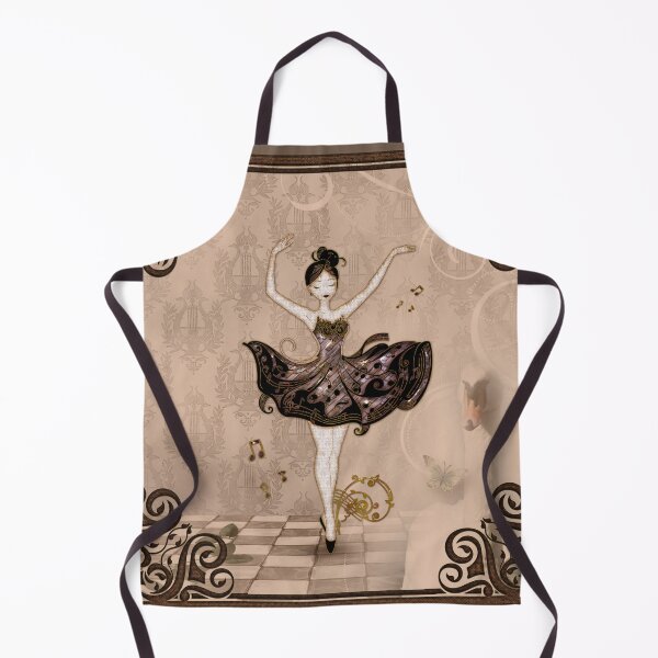 Item preview, The Ballerina of Sounds, Elegance in Black and Gold. designed and sold by nicky2342.