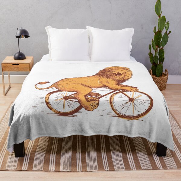 Item preview, Lion Riding a Bicycle designed and sold by TurtleDojo.