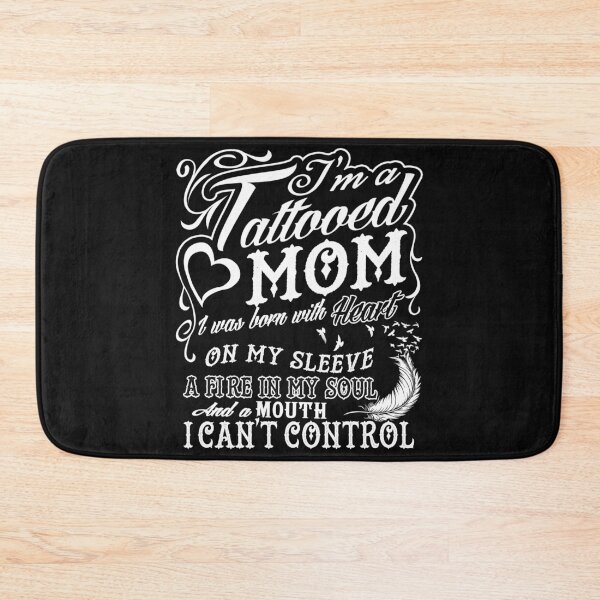 Item preview, I'm a Tattooed Mom I was born with heart on my sleeve on designed and sold by StreetArtPro.