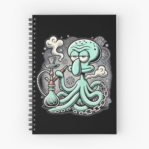 Item preview, Squidward Tentacles Smoking hookah designed and sold by q10mark.