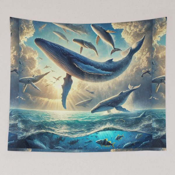 Item preview, "And God Created Great Whales" – The Majesty of the Seas Verse: Genesis 1:21 (KJV) designed and sold by Meta2Physical.