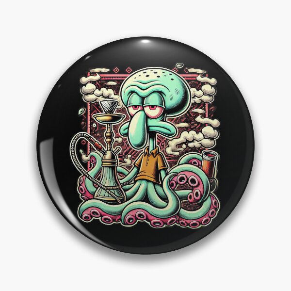 Item preview, Squidward Tentacles Smoking hookah designed and sold by q10mark.