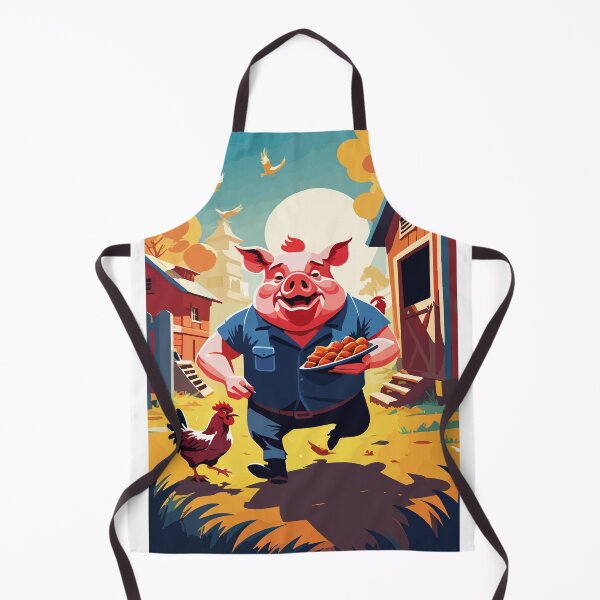 Item preview, The mischievous pig and the chicken's commotion. designed and sold by Whose-sweat.
