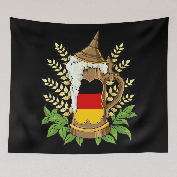 Item preview, Germany Beer Tankard - German Flag Beer Stein designed and sold by anziehend.