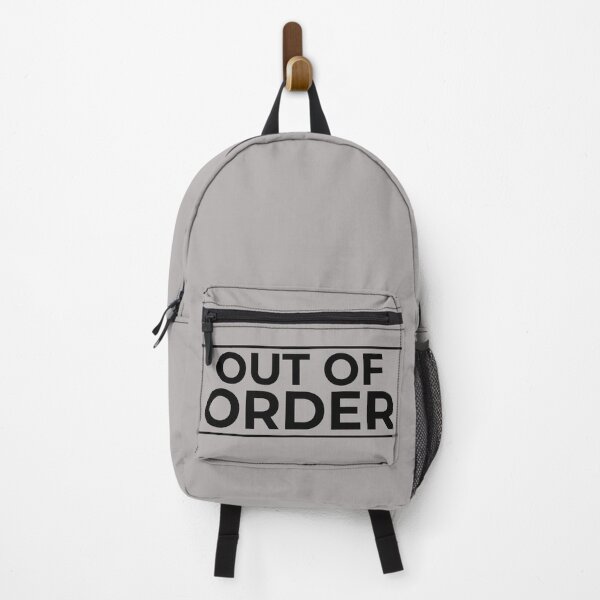 Item preview, Sign of Brokenness Out of order White Blk designed and sold by FuddalanDesigns.
