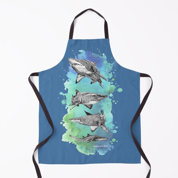 Item preview, Shark FRENZY - Grey Nurses Splashy designed and sold by Wildcard-Sue.