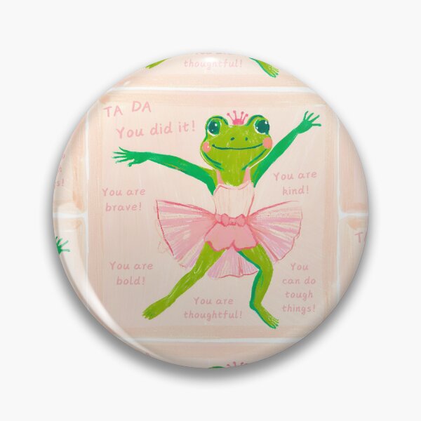 Artikelvorschau, Du hast es geschafft! Inspirierender Frosch entworfen und verkauft von LeetlBug.