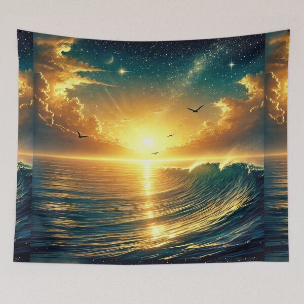Item preview, "And the Evening and the Morning Were the Fifth Day" – The Close of a Day of Creation Verse: Genesis 1:23 (KJV) designed and sold by Meta2Physical.