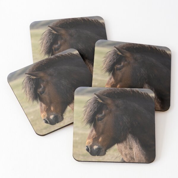 Item preview, Side portrait of an Icelandic horse designed and sold by Sonja Birkelbach.