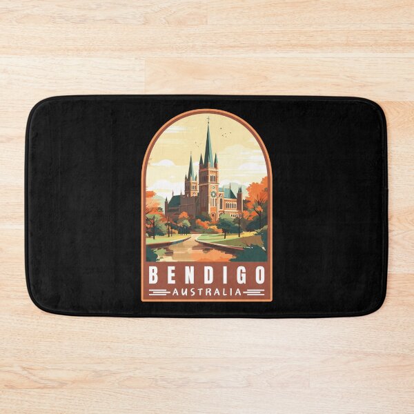 Item preview, Bendigo in Victoria Australia Art Travel Emblem designed and sold by MaateoDesign.