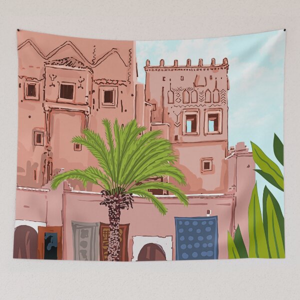 Item preview, Life in Morocco, Architecture #painting #illustration designed and sold by 83oranges.com.