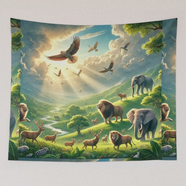 Item preview, "And God Made the Beast of the Earth" – The Beauty of Creation Verse: Genesis 1:25 (KJV) designed and sold by Meta2Physical.