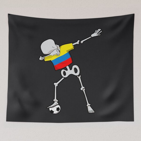 Item preview, Dabbing Soccer Football Skeleton Colombia designed and sold by melsens.