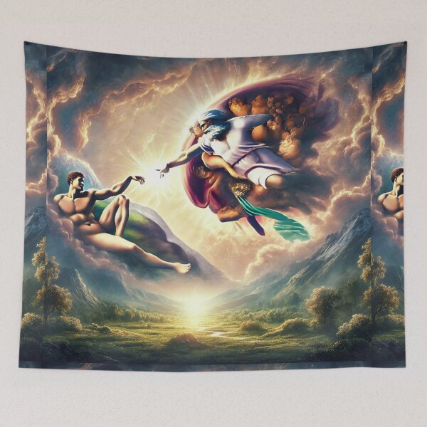 Item preview, "Let Us Make Man in Our Image" – The Creation of Mankind Verse: Genesis 1:26 (KJV) designed and sold by Meta2Physical.