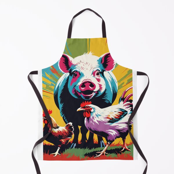 Item preview, The mischievous pig and the chicken's commotion. designed and sold by Whose-sweat.