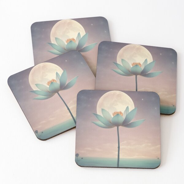 Item preview, Moonlit Lotus Whispers: Healing Energy Art designed and sold by Shine Your Light.