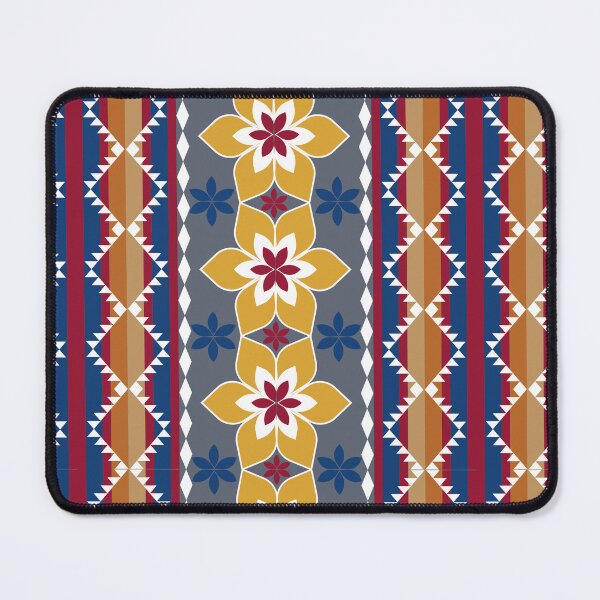 Item preview, Flower with native American pattern designed and sold by RIYA SIRI.