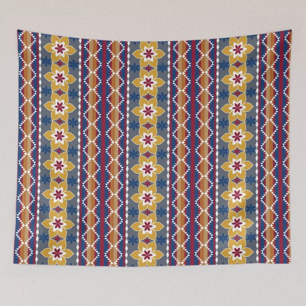 Item preview, Flower with native American pattern designed and sold by RIYA SIRI.