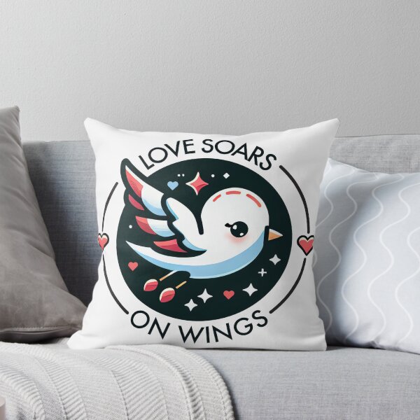 Item preview, Love Soars on Wings - Valentine's Day Illustration designed and sold by DawidXT.