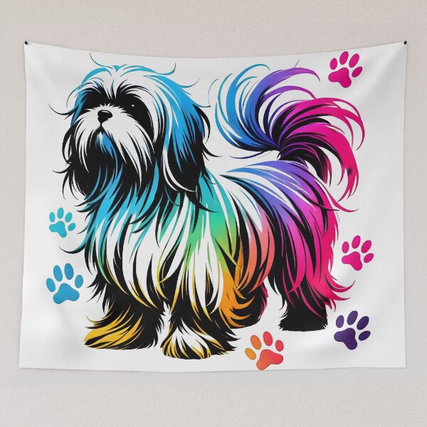 Artikelvorschau, Shih Tzu Kunst, Shih Tzu Hund entworfen und verkauft von TrueArtVibes.