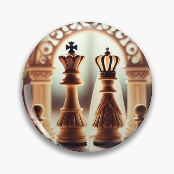 Item preview, King and Queen Chess Wedding designed and sold by BackgroundND.