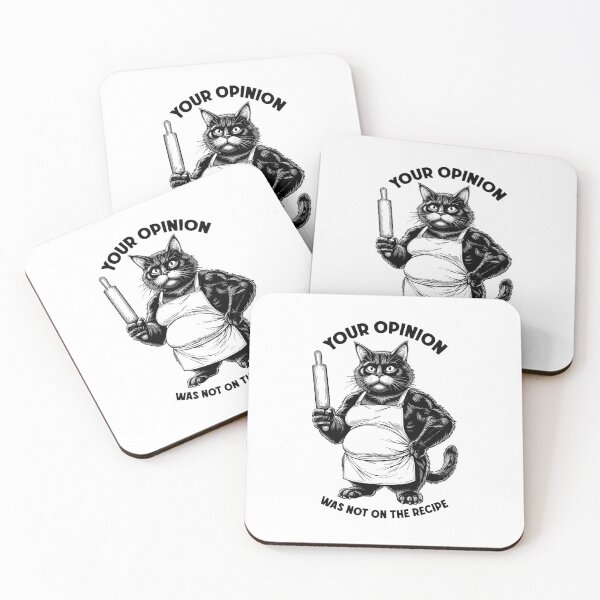Item preview, Baking Cat Your Opinion Recipe Funny Pastry Chef Cooking designed and sold by GrandeDuc.