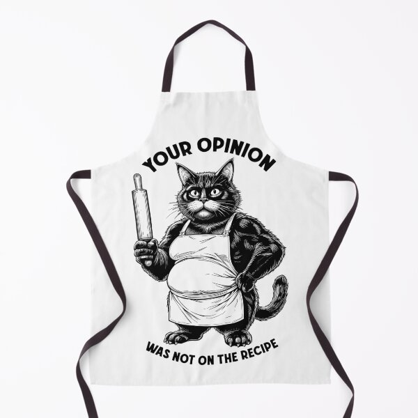 Item preview, Baking Cat Your Opinion Recipe Funny Pastry Chef Cooking designed and sold by GrandeDuc.