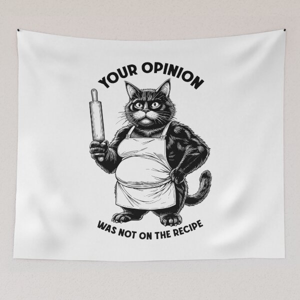 Item preview, Baking Cat Your Opinion Recipe Funny Pastry Chef Cooking designed and sold by GrandeDuc.
