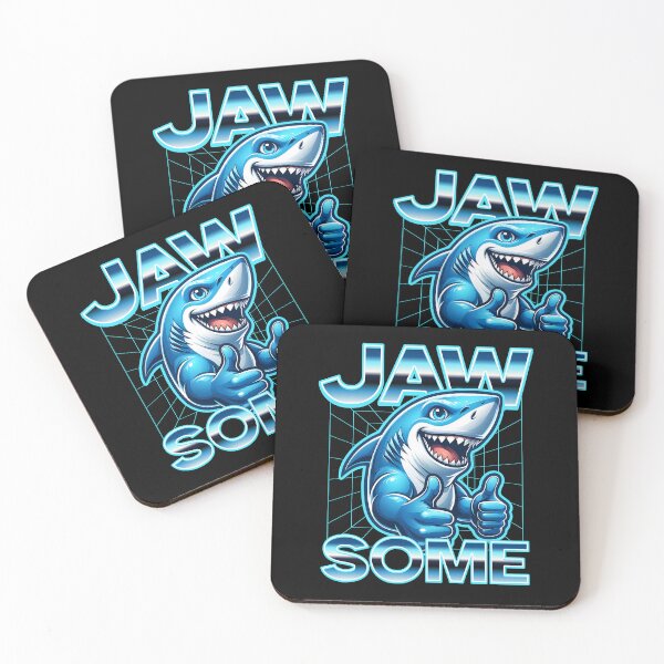 Item preview, Jawsome Cartoon Shark Thumbs Up Retro Design designed and sold by SpecialtiesShop.