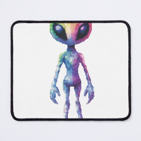 Item preview, A colorful alien figure with large eyes and a slender body. designed and sold by DedeeArtthai.