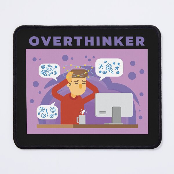 Item preview, Overthinking Brain Implosion Sign of Times designed and sold by FuddalanDesigns.