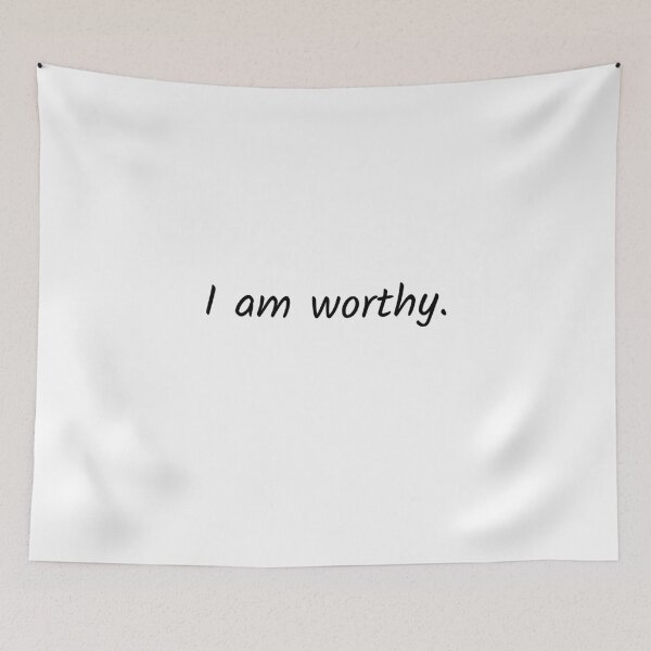 Item preview, I am worthy. designed and sold by Solastavie.