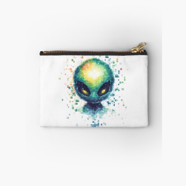 Item preview, A colorful alien figure with large eyes and a glowing head. designed and sold by DedeeArtthai.