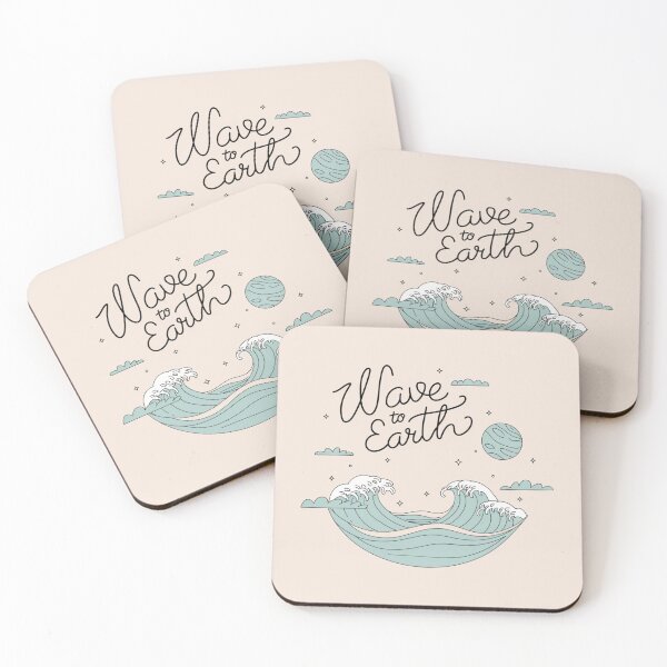 Item preview,  "Wave to Earth - Minimalist Dreamy Ocean & Planet Design" designed and sold by Ssimplicity1.