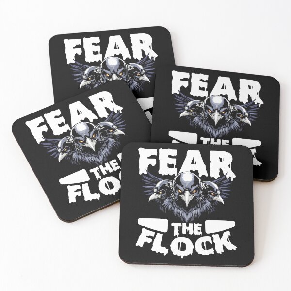Artikelvorschau, FEAR THE FLOCK - FUSSBALL RAVEN GESCHENK entworfen und verkauft von KEF Custom.