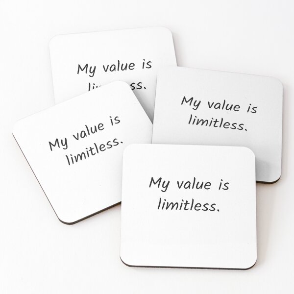 Item preview, My value is limitless.  designed and sold by Solastavie.