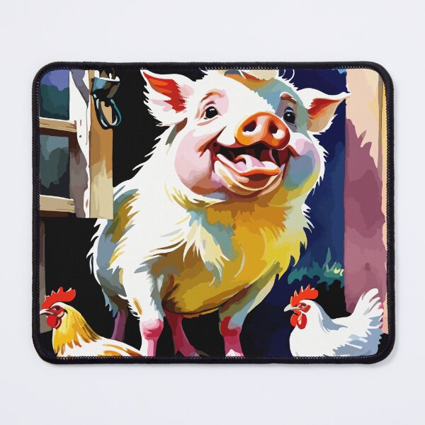 Item preview, The mischievous pig and the chicken's commotion. designed and sold by Whose-sweat.