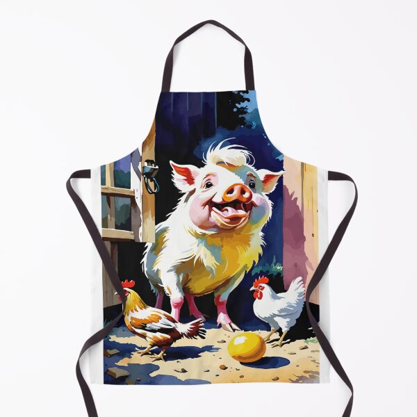 Item preview, The mischievous pig and the chicken's commotion. designed and sold by Whose-sweat.