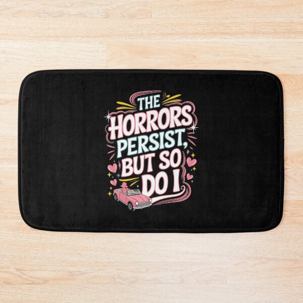 Item preview, The Horrors Persist - Funny Pink Meme designed and sold by skiprender.