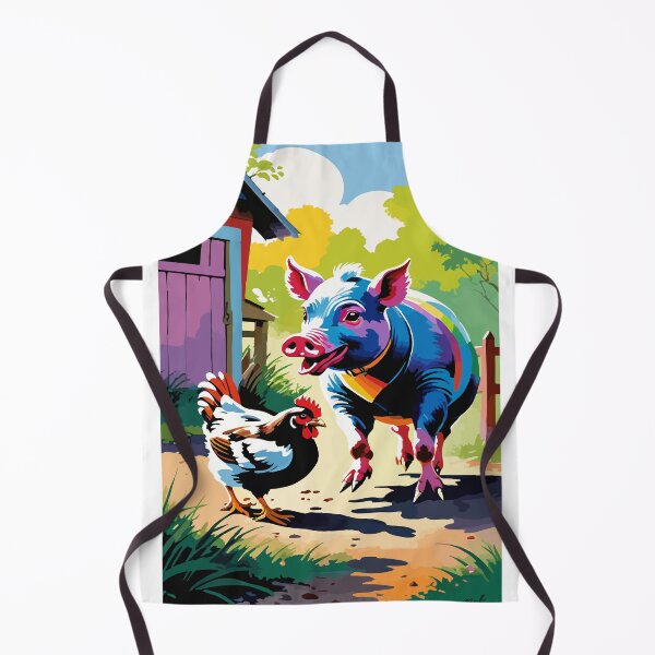 Item preview, The mischievous pig and the chicken's commotion. designed and sold by Whose-sweat.