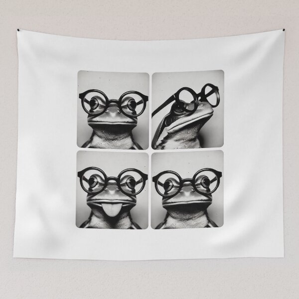 Item preview, Frog Wearing Sunglasses Photobooth designed and sold by HIISESSOL.