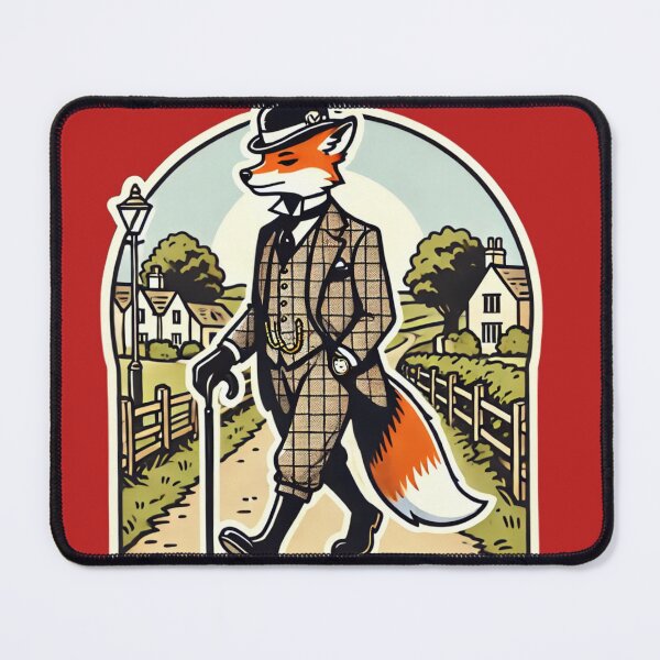 Item preview, Dapper Fox Strolling the Countryside designed and sold by Wiredart.