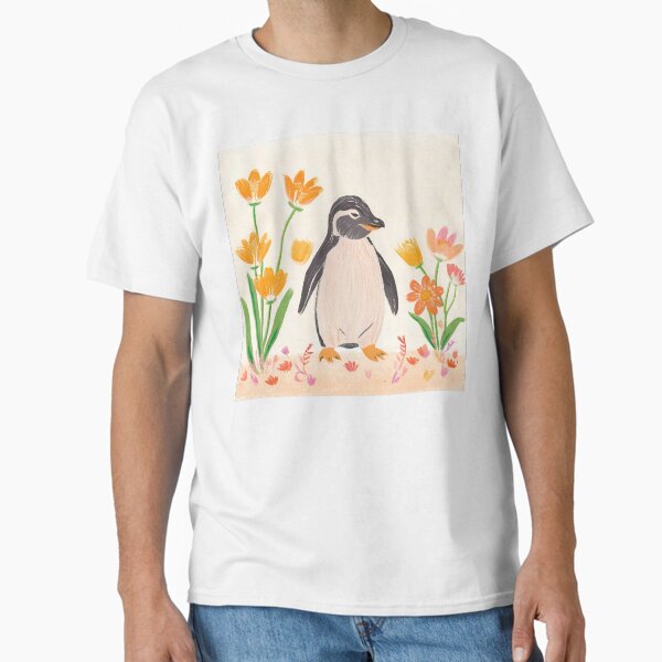 Item preview, Beachy Flower Penguin designed and sold by LeetlBug.