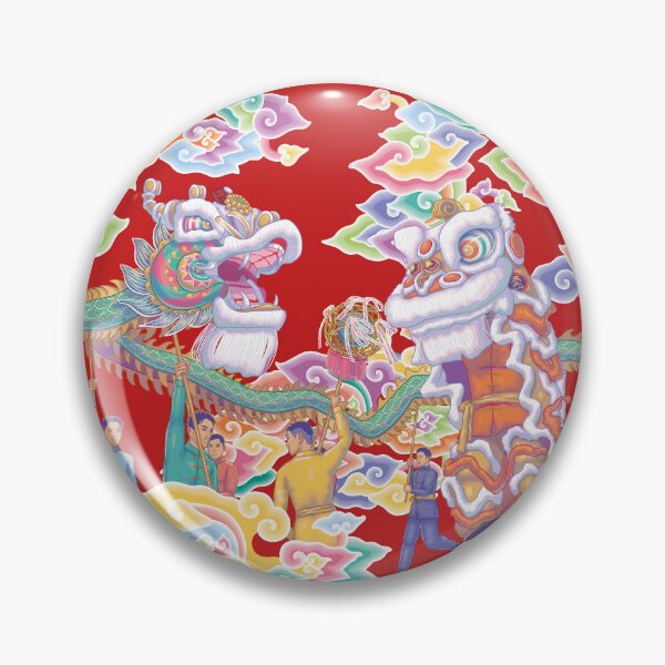 Item preview, Dragon Dance & Lion Dance with Mega Mendung Patterns designed and sold by YoungLWorkshop.