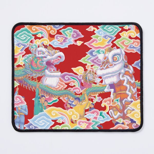 Item preview, Dragon Dance & Lion Dance with Mega Mendung Patterns designed and sold by YoungLWorkshop.