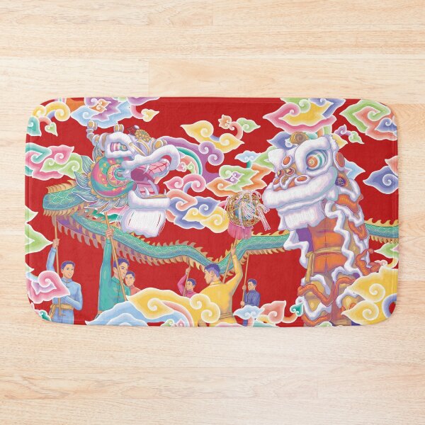 Item preview, Dragon Dance & Lion Dance with Mega Mendung Patterns designed and sold by YoungLWorkshop.
