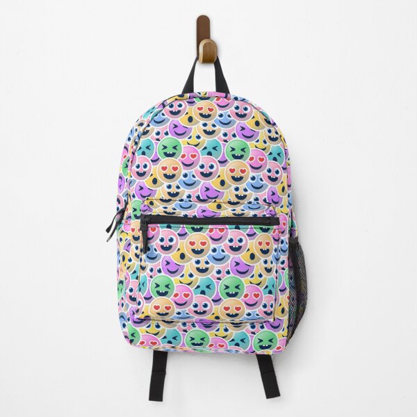 Item preview, Pop art smiley faces pattern designed and sold by geoji.