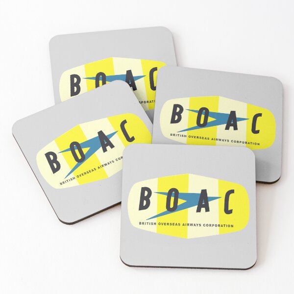 Item preview, BOAC Airways - Luggage Label designed and sold by RedFirecracker.