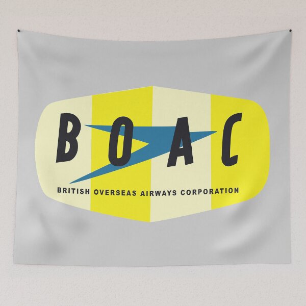 Item preview, BOAC Airways - Luggage Label designed and sold by RedFirecracker.