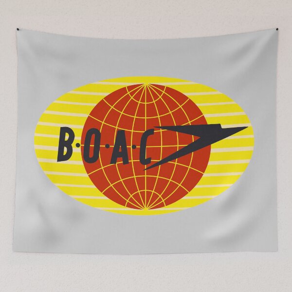 Item preview, BOAC Airways - Luggage Label designed and sold by RedFirecracker.